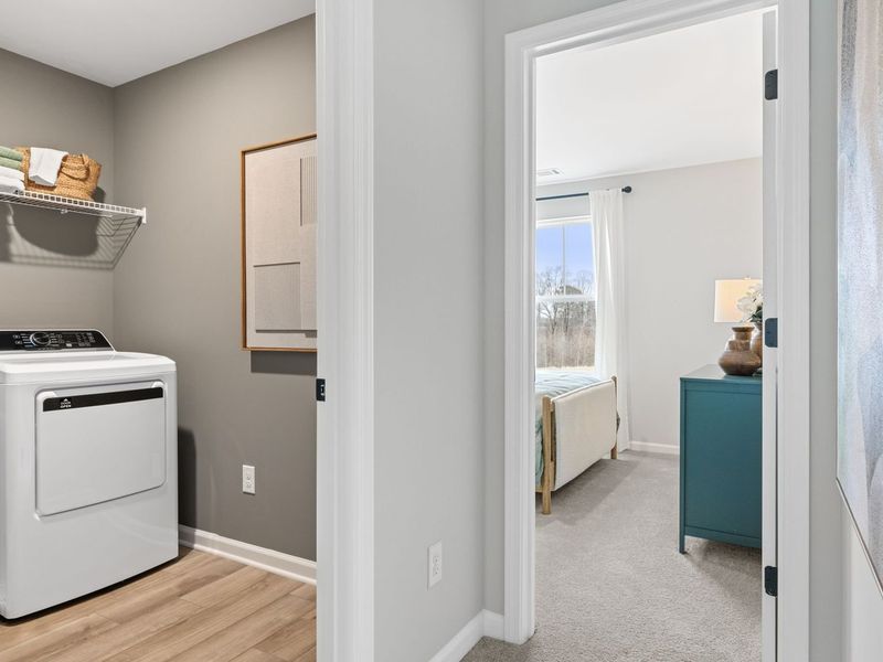 Furnished interior in a model home at Cedar Farms in Winder (Image 21).