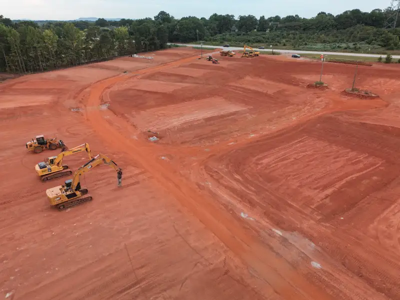 Site preparation and early development at Saluda Ridge in Piedmont, SC (Image 7).