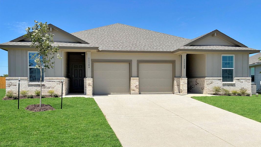 Front exterior of a home in the The Terrace Duplexes community, located in Temple, TX (Image 9). Front exterior of a home in the The Terrace Duplexes community, located in Temple, TX (Image 9).