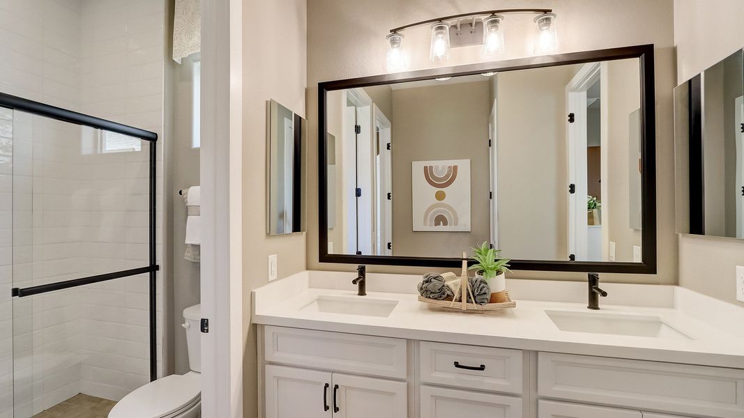 Furnished interior in a model home at Sycamore Farms in Surprise (Image 2).