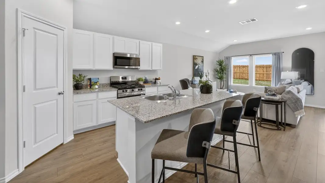 Furnished interior in a model home at The Hills of Sherman in Sherman (Image 5).
