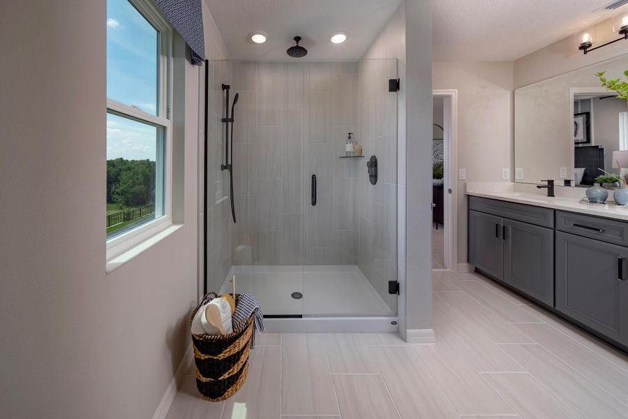 Furnished interior in a model home at Trinity Gardens in Deland (Image 9).