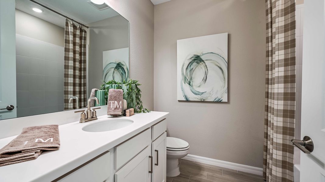 Furnished interior in a model home at Tiburon in Nokomis (Image 21).