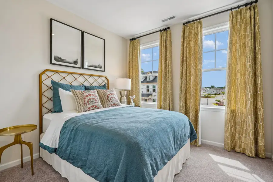 Furnished interior in a model home at South Lake Townes at Flowers Plantation in Clayton (Image 57).