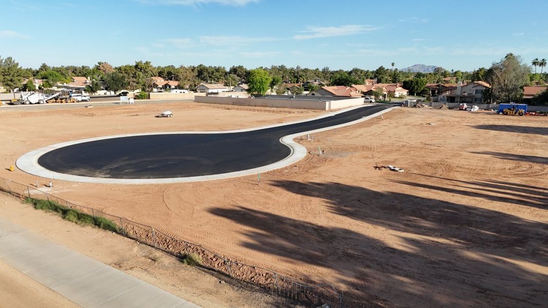 Site preparation and early development at 33 North in Gilbert, AZ (Image 7).