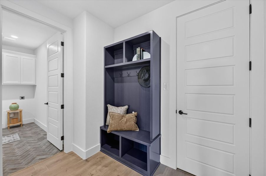 Furnished interior in a model home at Paloma Ranches in Justin (Image 22).