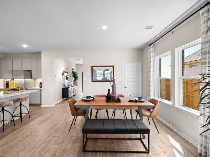 Furnished interior in a model home at Emberly in Beasley (Image 9).