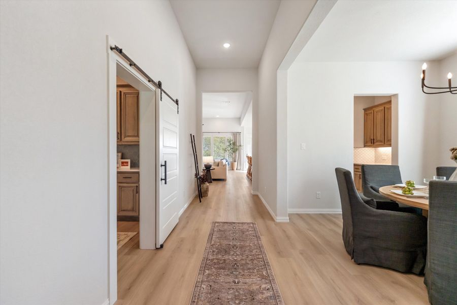 Furnished interior in a model home at Oak Grove Addition in Springtown (Image 5).