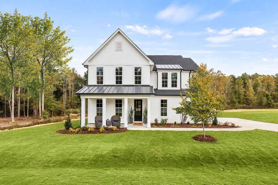 Front exterior of a home in the Kennebec Crossing community, located in Angier, NC (Image 13). Front exterior of a home in the Kennebec Crossing community, located in Angier, NC (Image 13).