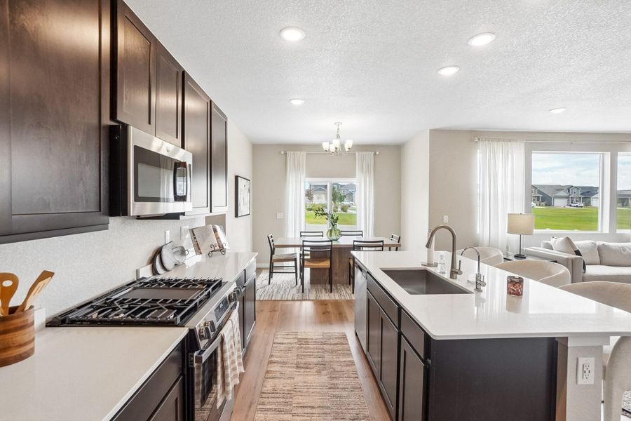 Furnished interior in a model home at Aspen Ranch in Fountain (Image 24).