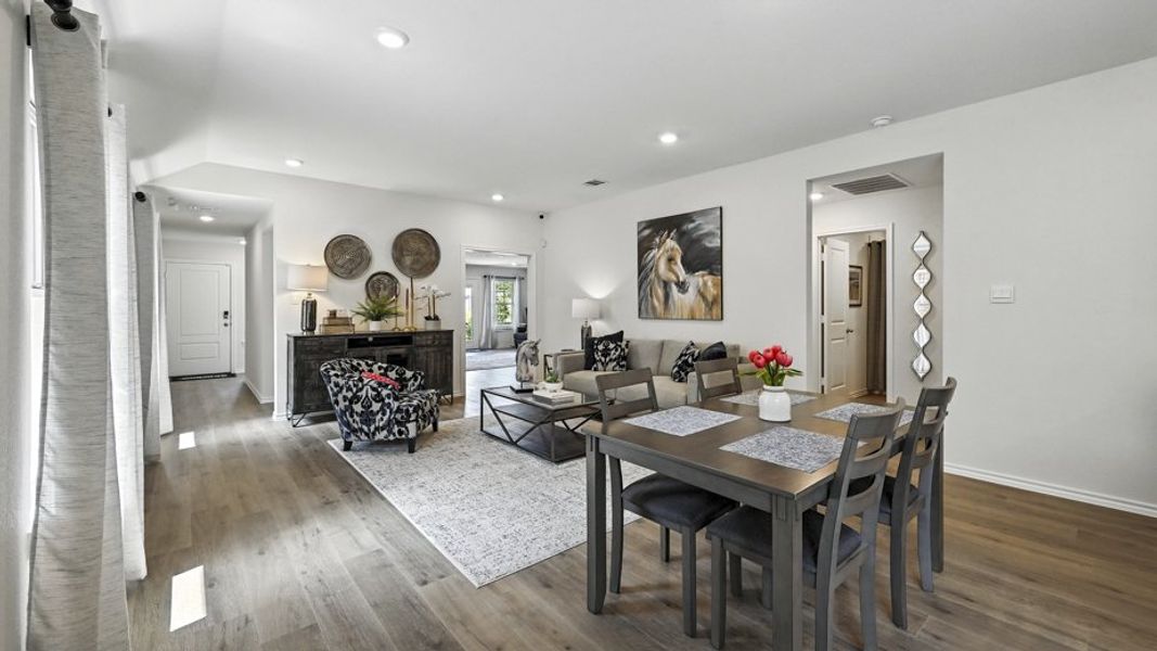 Furnished interior in a model home at Elevon in Lavon (Image 36). Furnished interior in a model home at Elevon in Lavon (Image 36).