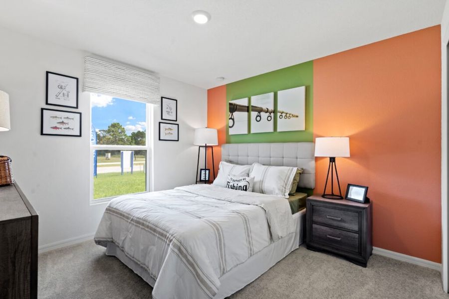 Furnished interior in a model home at Citrus Springs in Citrus Springs (Image 27).