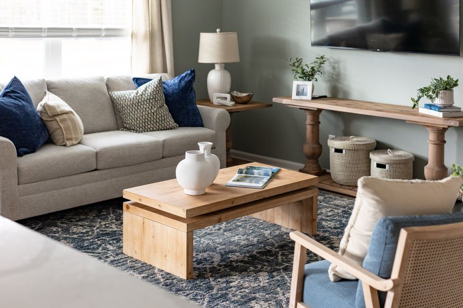 Furnished interior in a model home at Heritage at New Riverside in Bluffton (Image 17).