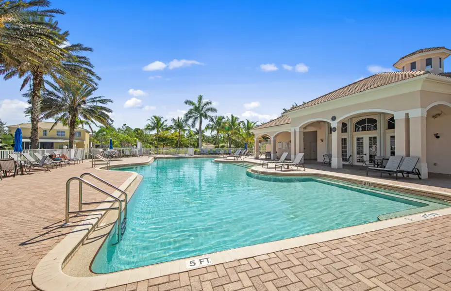 Community Pool within Sawgrass at Coral Lakes, a new home community with move in ready homes