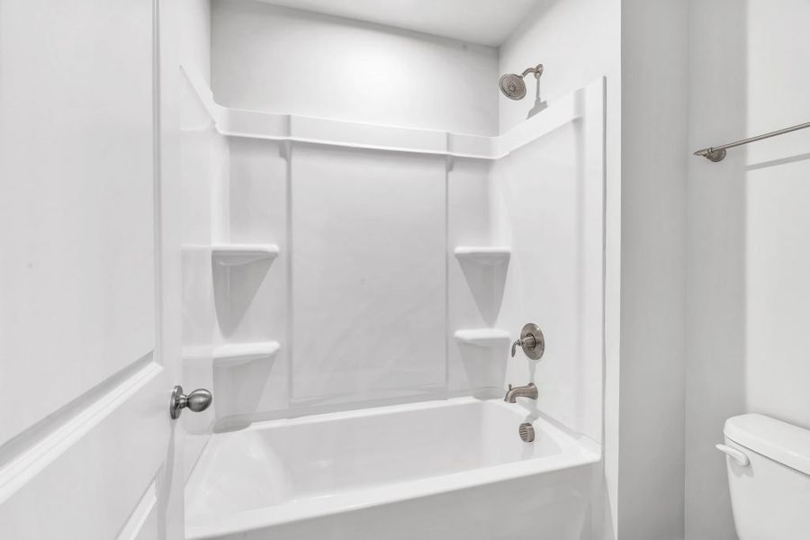 Furnished interior in a model home at The Reserve at Chapel Hill Phase II in Douglasville (Image 23).