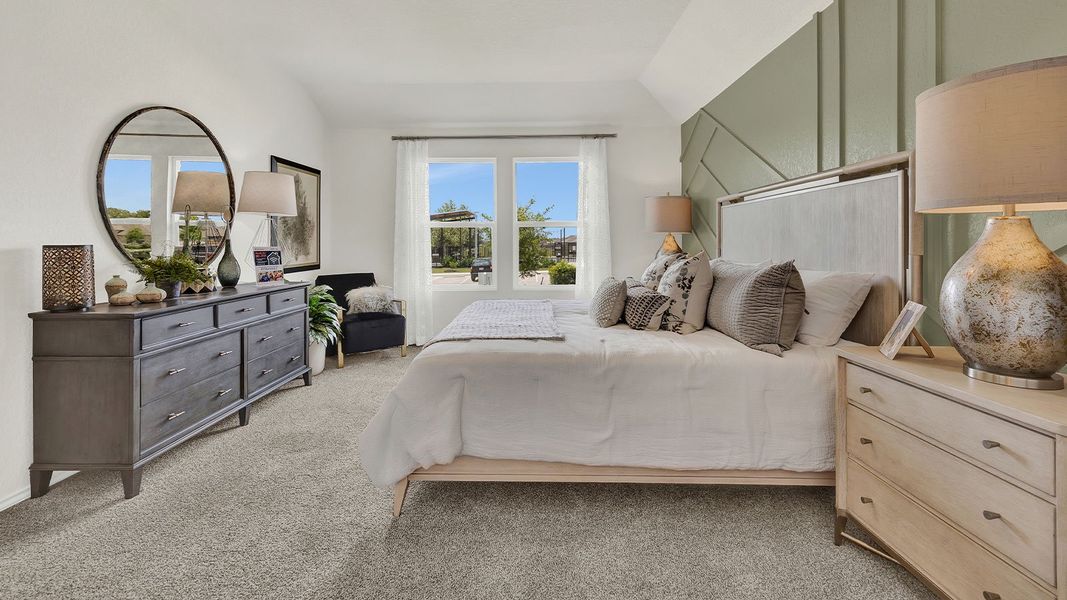 Furnished interior in a model home at Arroyo Ranch in Seguin (Image 7).