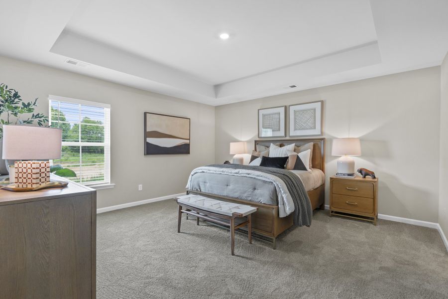 Furnished interior in a model home at Harmon Terrace in Hopkins (Image 20).