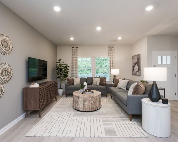 Watch a movie, enjoy lively conversations, or curl up with a good book in the cozy living room.