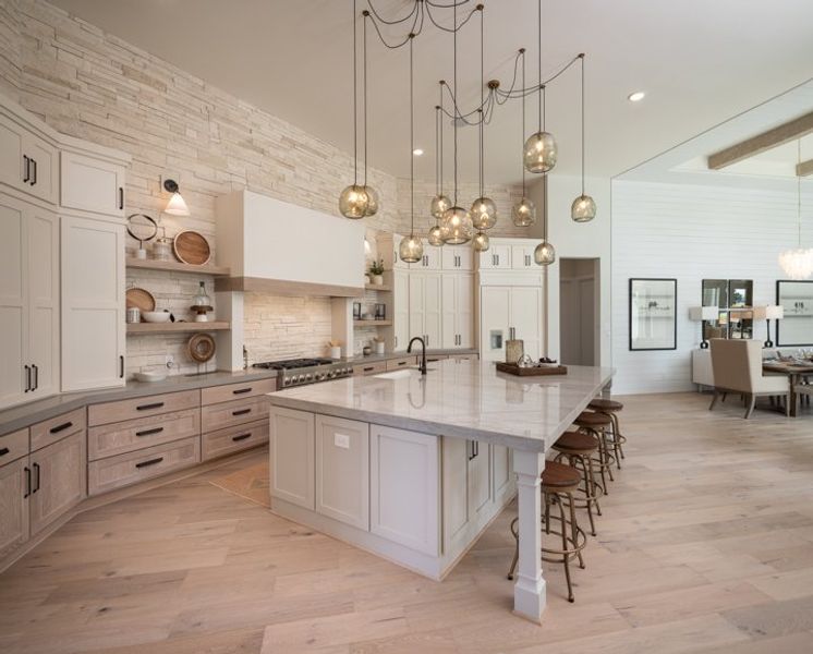 Furnished interior in a model home at Fulshear Run in Fulshear (Image 22).