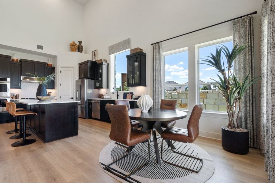 Furnished interior in a model home at Sauls Ranch in Round Rock (Image 17). Furnished interior in a model home at Sauls Ranch in Round Rock (Image 17).