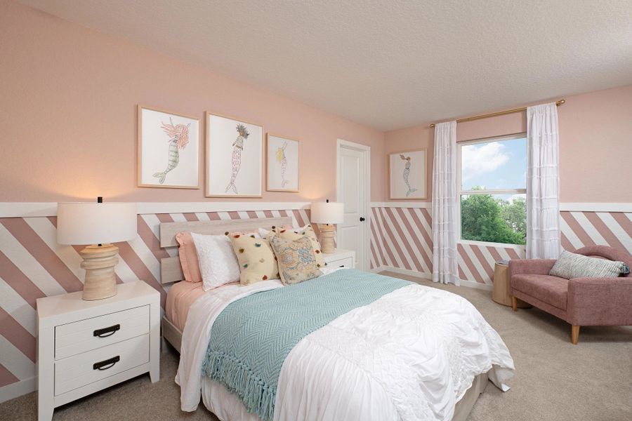 Furnished interior in a model home at Nopal Valley in San Antonio (Image 19).