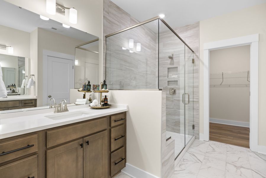 Furnished interior in a model home at Harbor Crossing in Greensboro (Image 8). Furnished interior in a model home at Harbor Crossing in Greensboro (Image 8).