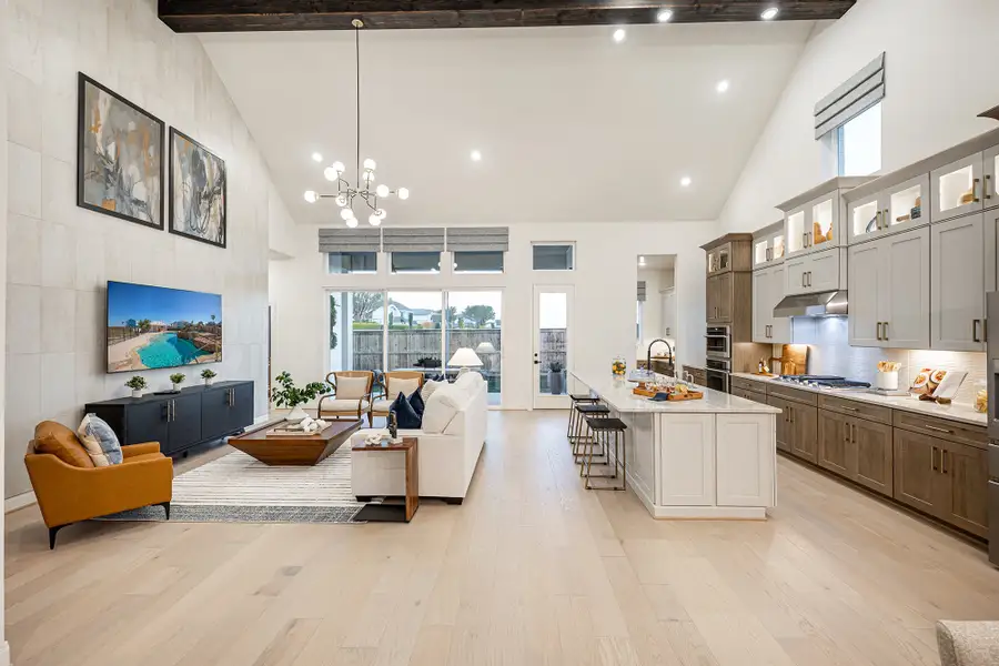 Furnished interior in a model home at Briggs Ranch – Signature Legacy Series in San Antonio (Image 8).