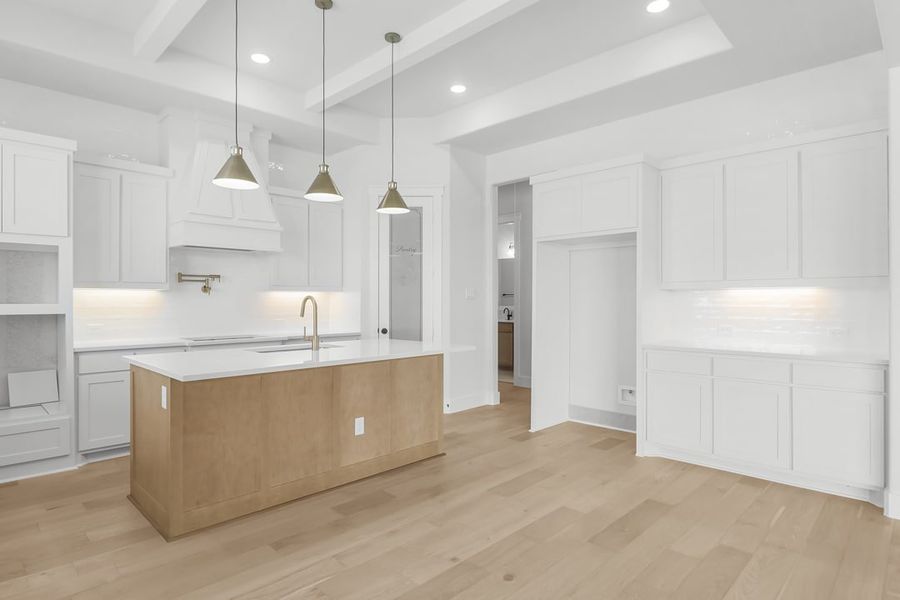 Furnished interior in a model home at Coppenger Place in Godley (Image 8).