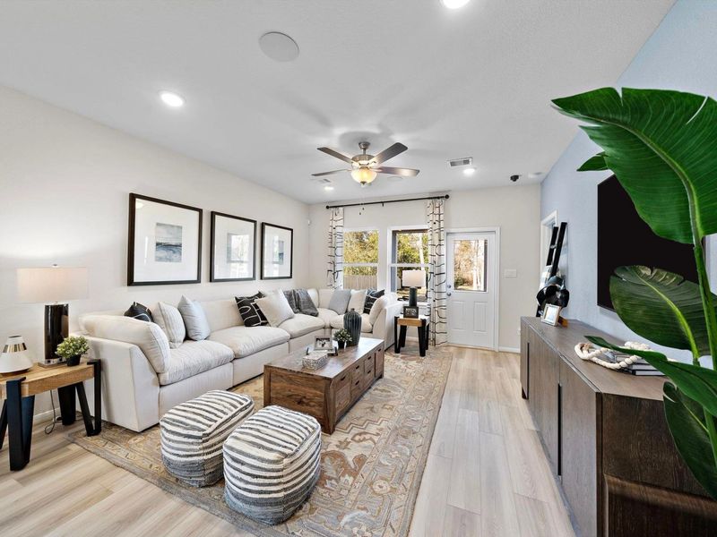 Furnished interior in a model home at Heartland in Heartland (Image 6). Furnished interior in a model home at Heartland in Heartland (Image 6).