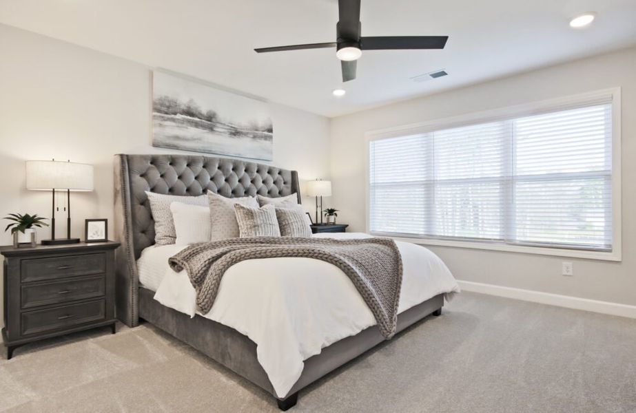 Furnished interior in a model home at Townes at South Main in Kennesaw (Image 5).