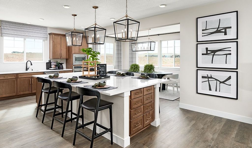 Furnished interior in a model home at Skyline at Parkvale in Littleton (Image 5). Furnished interior in a model home at Skyline at Parkvale in Littleton (Image 5).
