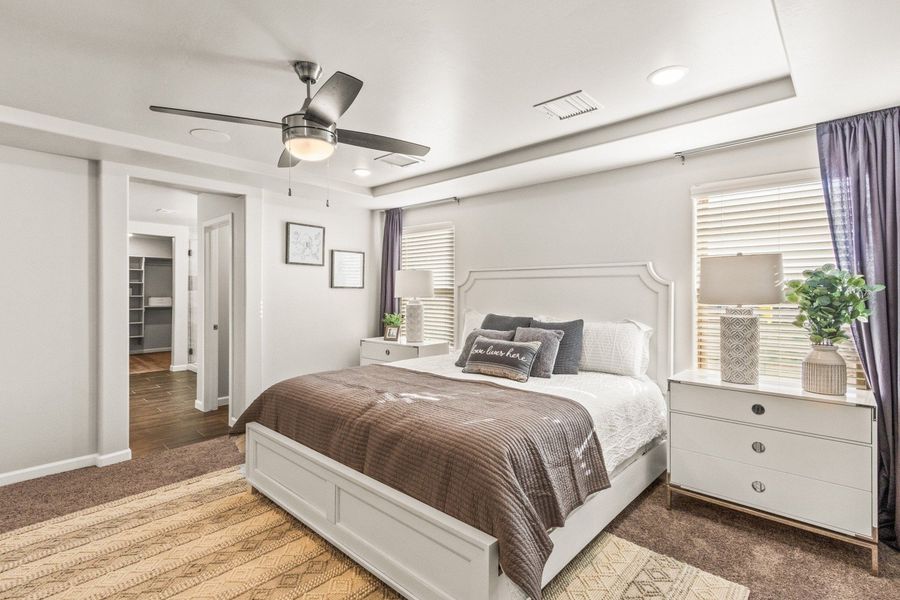 Furnished interior in a model home at Hillside Park in El Paso (Image 26).