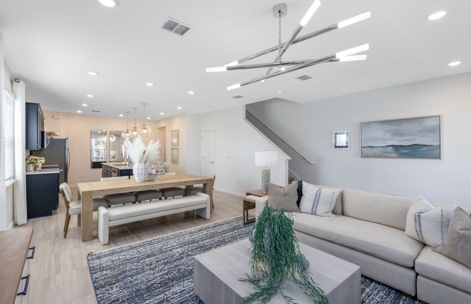 Open-Concept Townhome Design