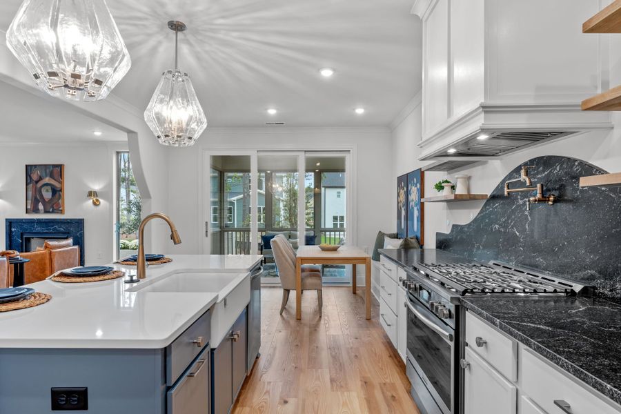 Furnished interior in a model home at Forest Bluff Estates in Fuquay Varina (Image 21). Furnished interior in a model home at Forest Bluff Estates in Fuquay Varina (Image 21).