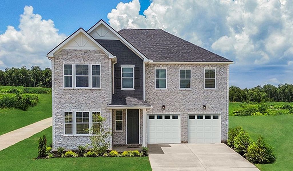 Front exterior of a home in the Lynwood Station community, located in Mount Juliet, TN (Image 1). Front exterior of a home in the Lynwood Station community, located in Mount Juliet, TN (Image 1).