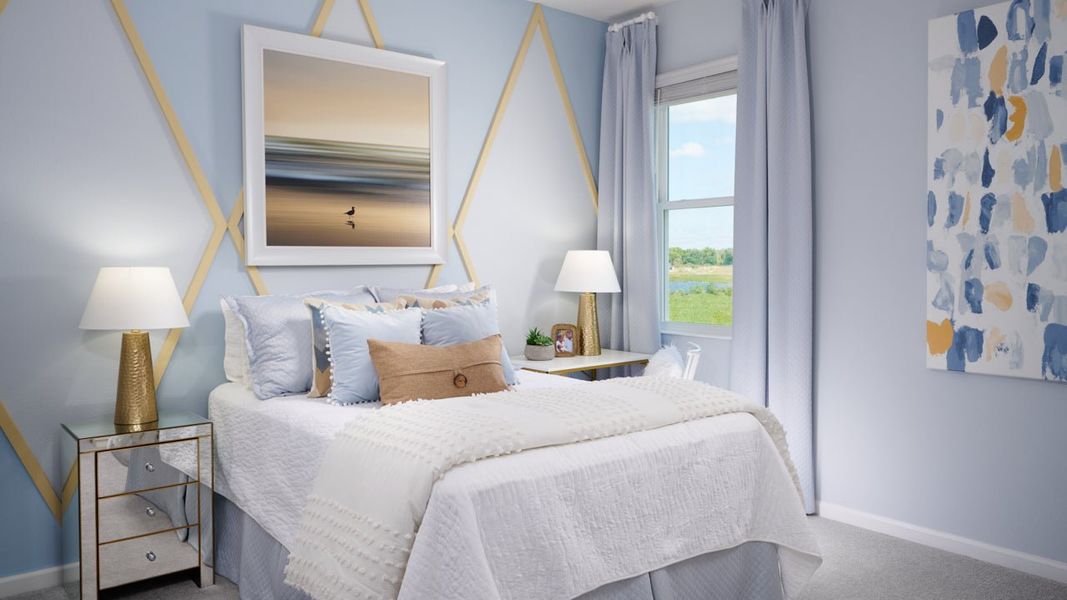 Furnished interior in a model home at Brighton in Venice (Image 15).