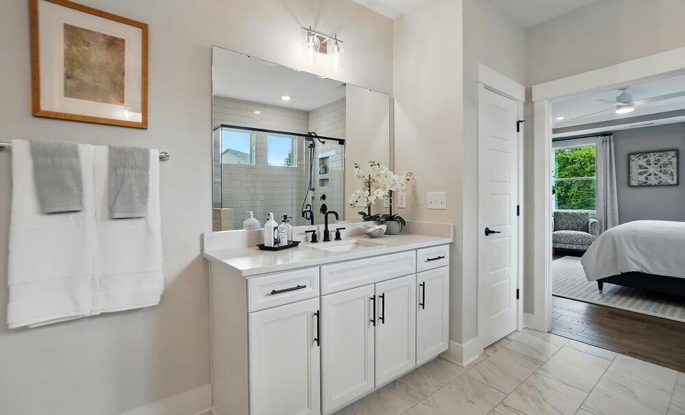 Furnished interior in a model home at Heritage - 55+ Community in Indian Trail (Image 27). Furnished interior in a model home at Heritage - 55+ Community in Indian Trail (Image 27).