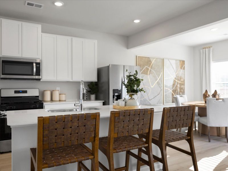 Furnished interior in a model home at Pleasant Brook in Piedmont (Image 7).