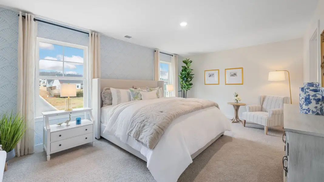 Furnished interior in a model home at Lillie Acres in Chattanooga (Image 21).