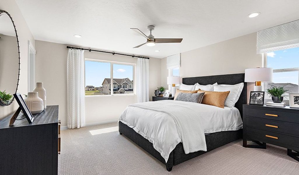 Furnished interior in a model home at Seasons at Vista Del Sur in Tolleson (Image 13).