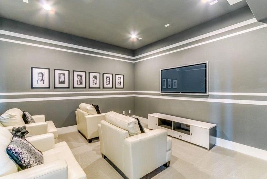 Furnished interior in a model home at Preserve at Lakeway in Lakeway (Image 17).