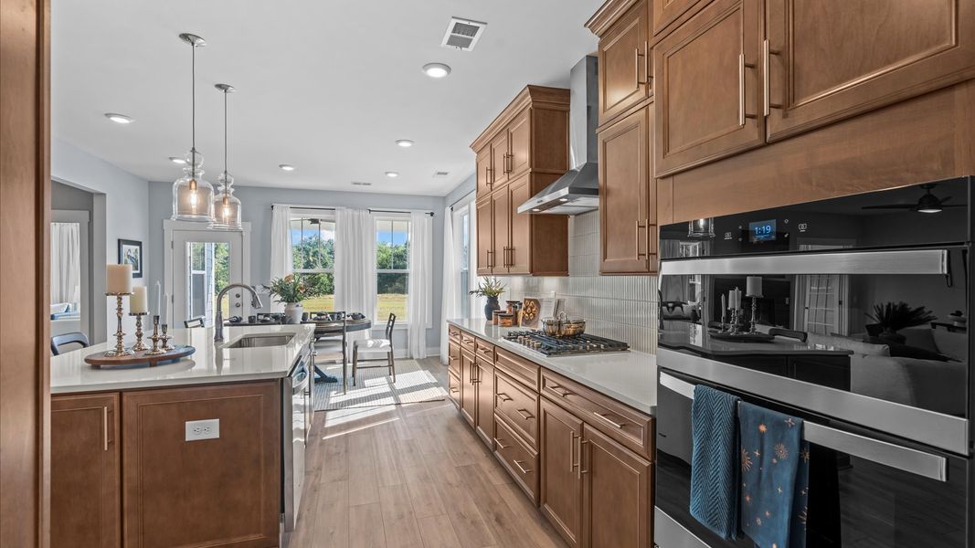 Furnished interior in a model home at Wells Crossing in Seneca (Image 36).