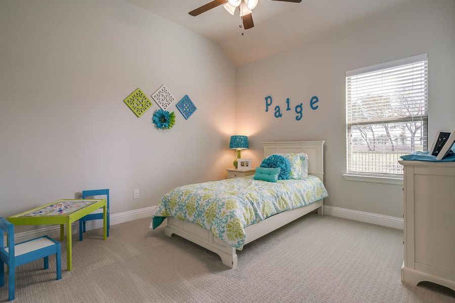 Furnished interior in a model home at Creekview Farms in Greenville (Image 43).