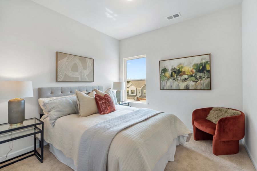 Furnished interior in a model home at Sweetbriar Place in Lebanon (Image 22).