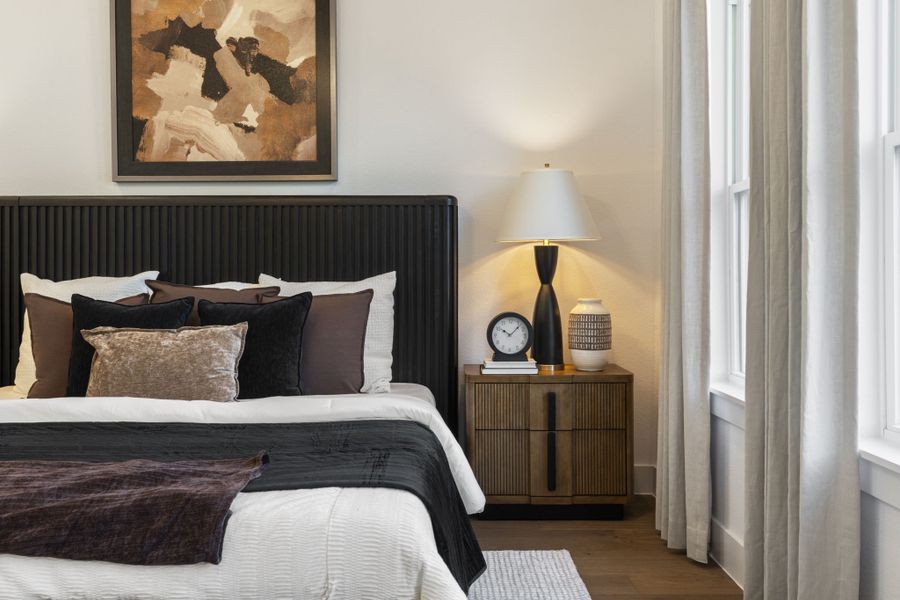 Furnished interior in a model home at Pecan Grove in Burleson (Image 8).