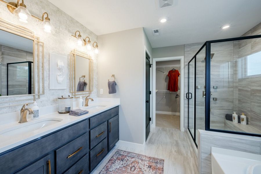 Furnished interior in a model home at Vista Hills in Louisville (Image 34). Furnished interior in a model home at Vista Hills in Louisville (Image 34).
