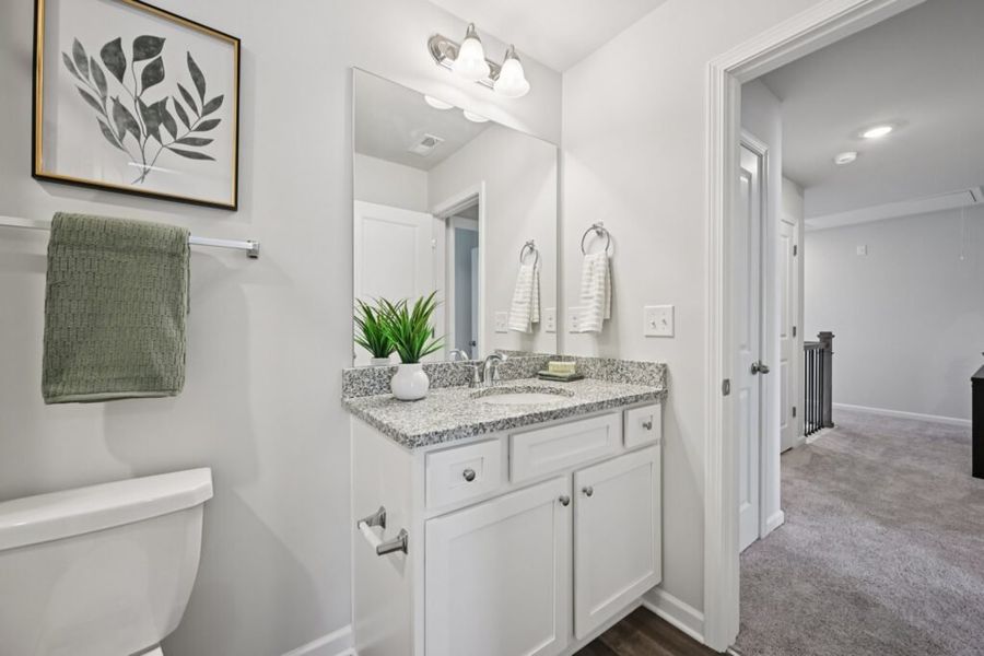Furnished interior in a model home at Chastain Heights in Woodstock (Image 53).