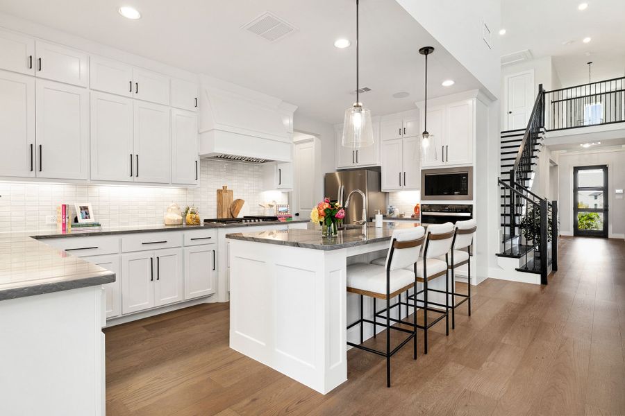 Plan 1542 kitchen by American Legend Homes