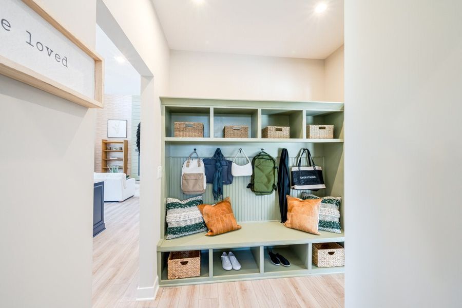Furnished interior in a model home at The Estates and Meadows at Floyds Fork in Louisville (Image 20).