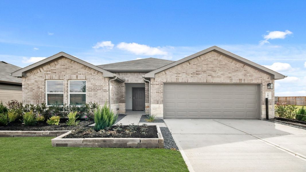 Front exterior of a home in the Medina community, located in Dayton, TX (Image 5).